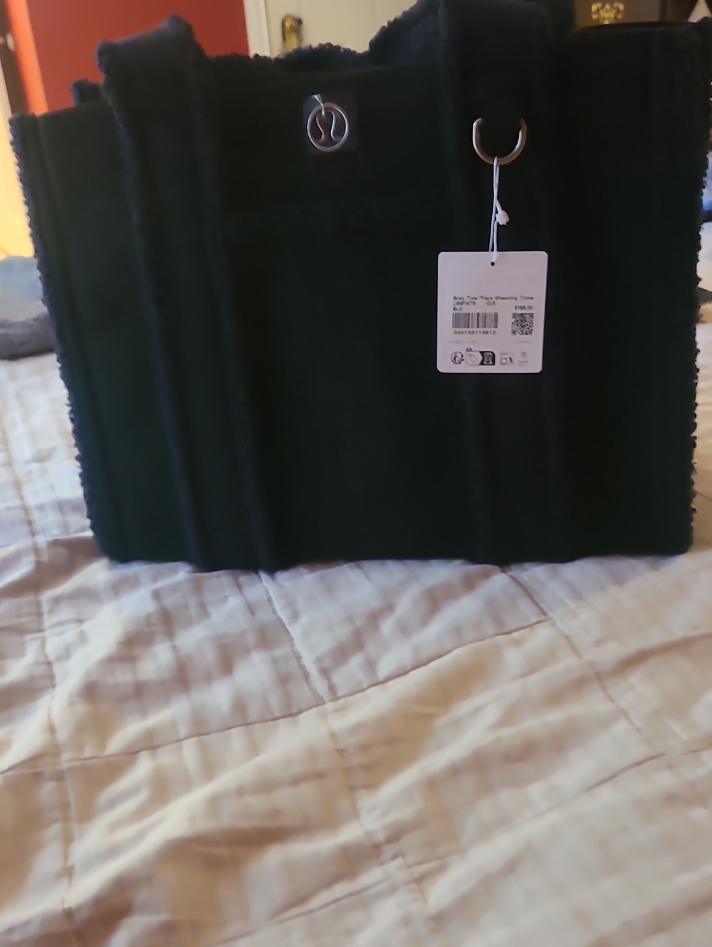 lululemon athletica Black Sherpa Tote